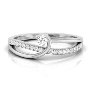 Diamond Whirl Blossom Ring
