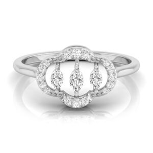 Petal Embrace Diamond Ring